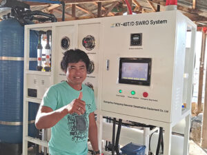40Ton Per Day Sea Water Reverse Osmosis System in the Philippines
