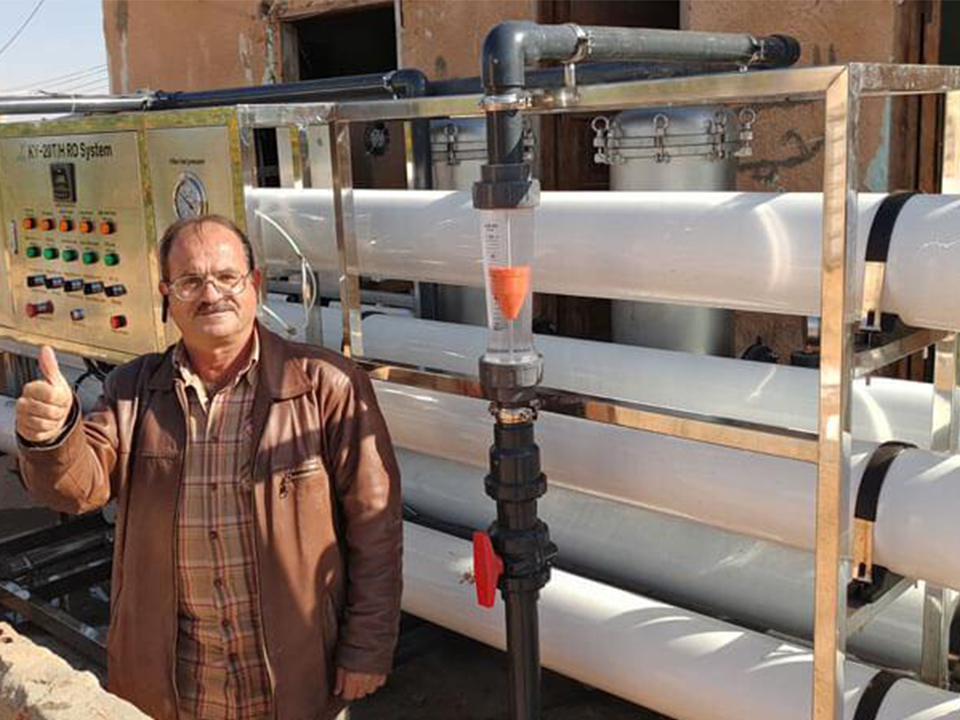 Commissioning a Irrigation Desalination